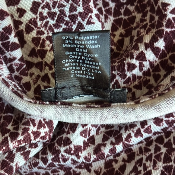 Ann Taylor Knot Dark Red Pattern Sweater - Picture 5 of 5